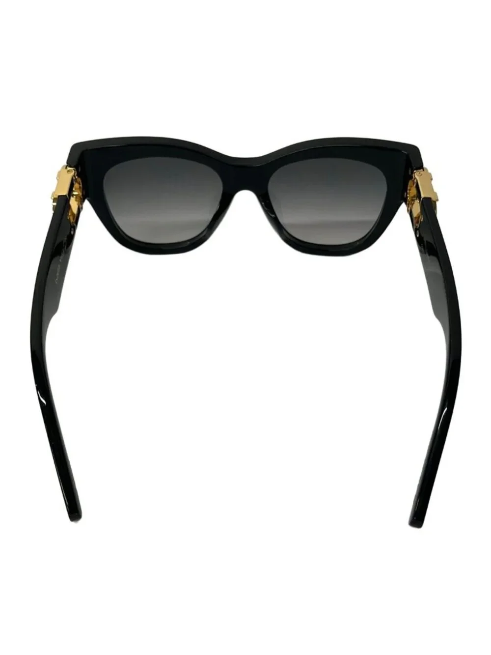 Louis Vuitton Sunglasses LV Link Cat Eye Black Gold Eyewear